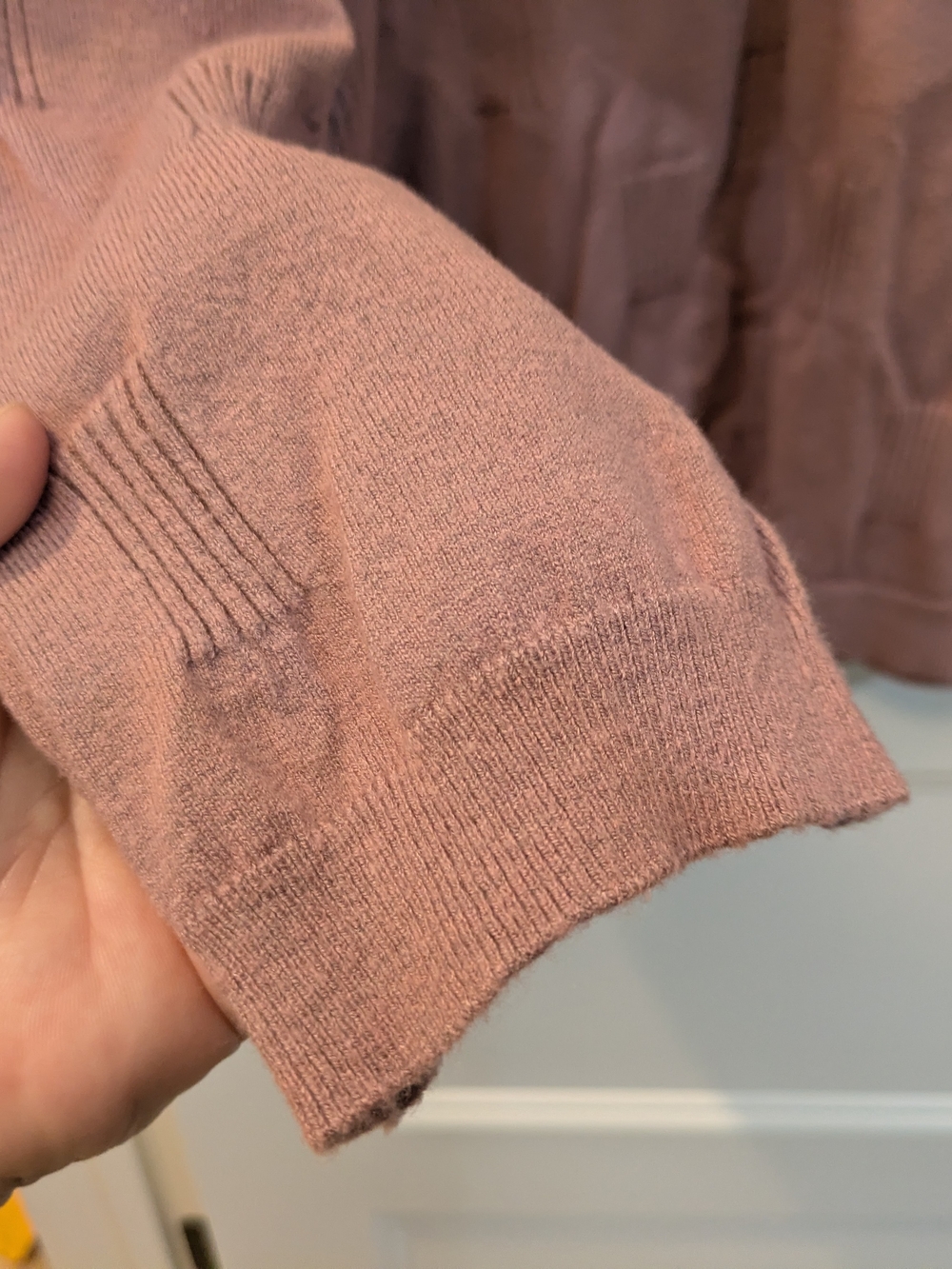 🔴 3/$15 Blush Pink Textured Square Knit Sweater - Picture 6 of 13